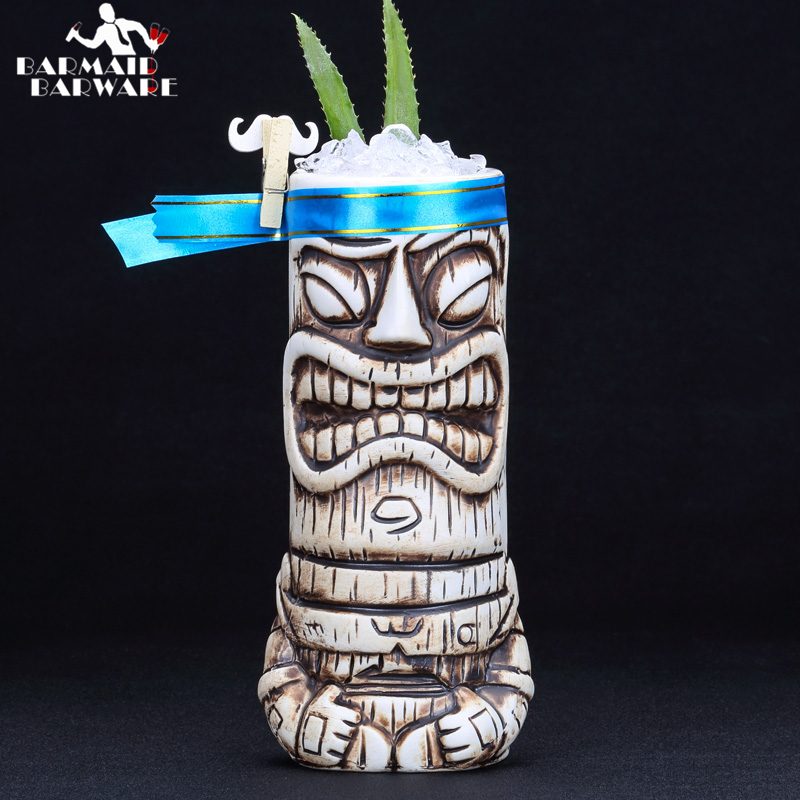 Wine Beer Coffee - 600Ml Gốm Sứ Tiki Cốc Sáng