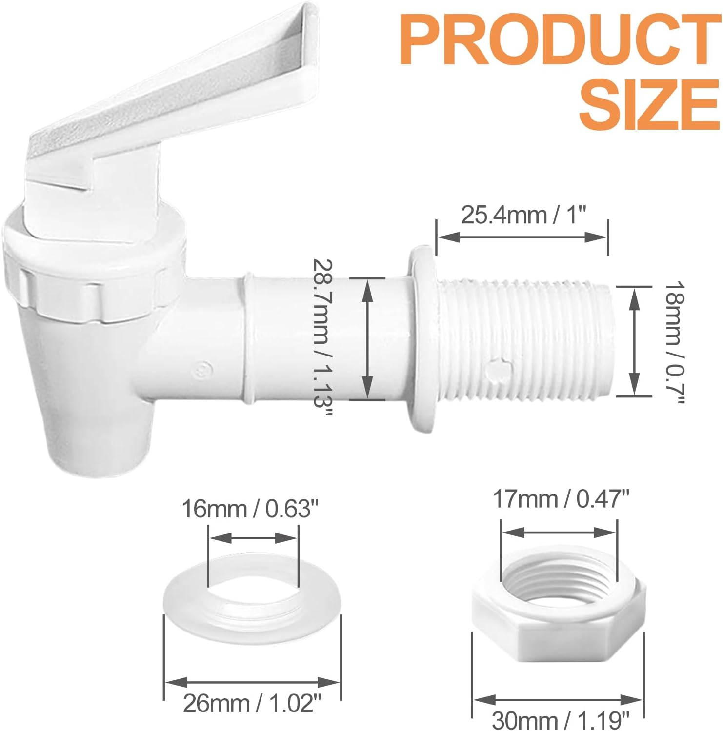 White Plastic Spigot Bucket Bo - đánh giá và giá Beer Wine Hobby