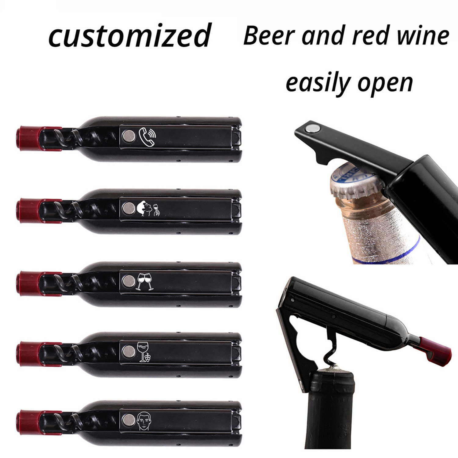 Bottle Shape Custom Text Wine  - đánh giá và giá Wine With Beer Name