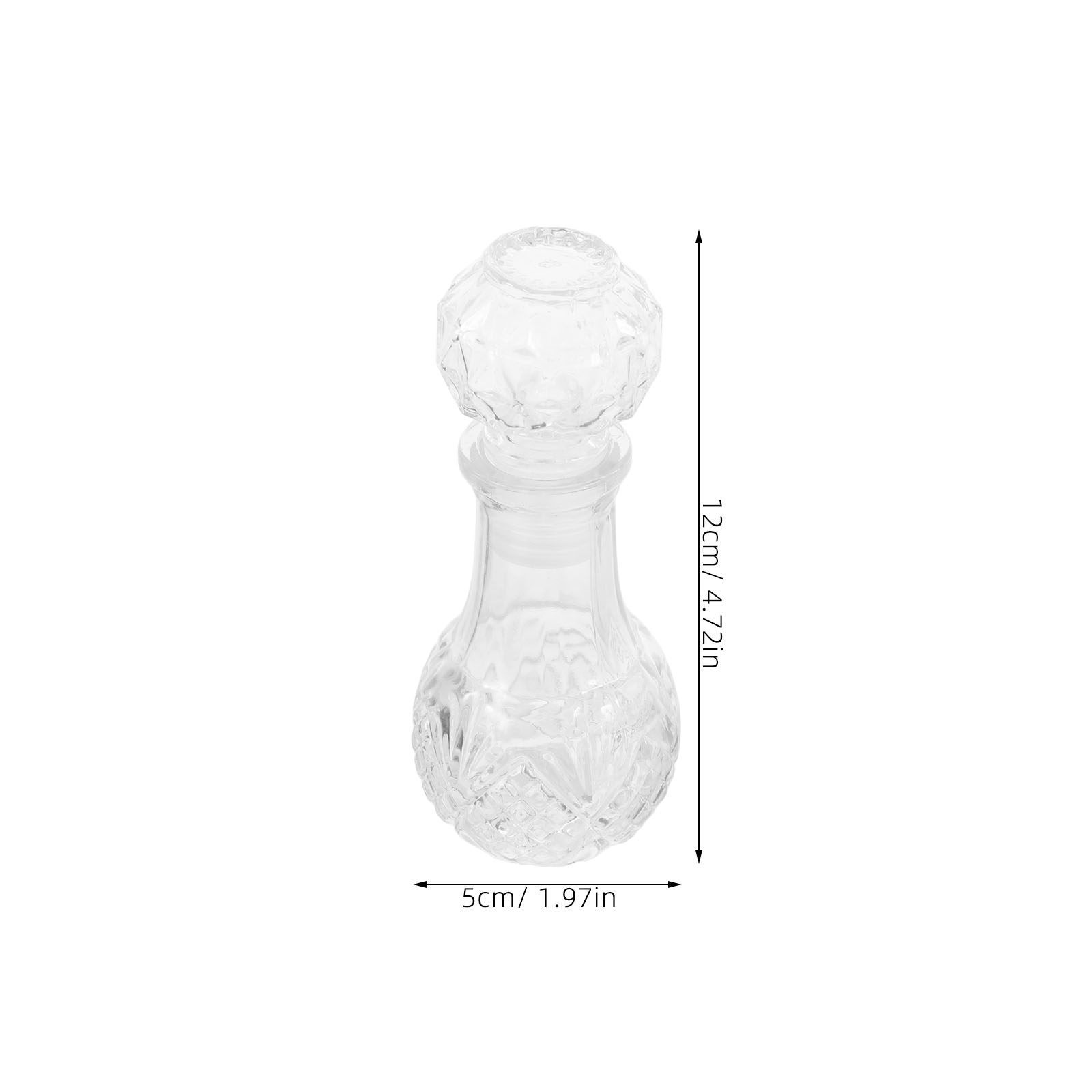 6Pcs Transparent Glass Bottles - đánh giá và giá Decanter Aerator Set