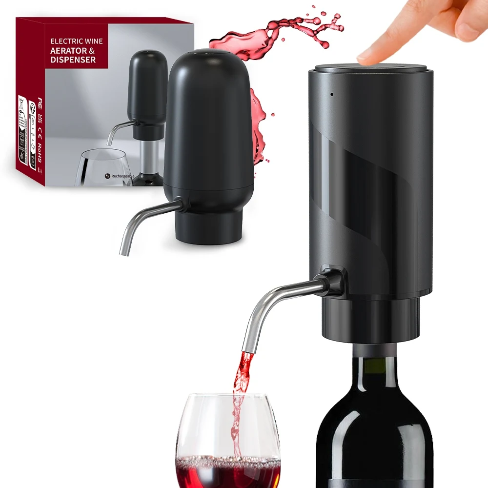 Automatic Wine Aerator Dispens - đánh giá và giá Decanter Aerator Set