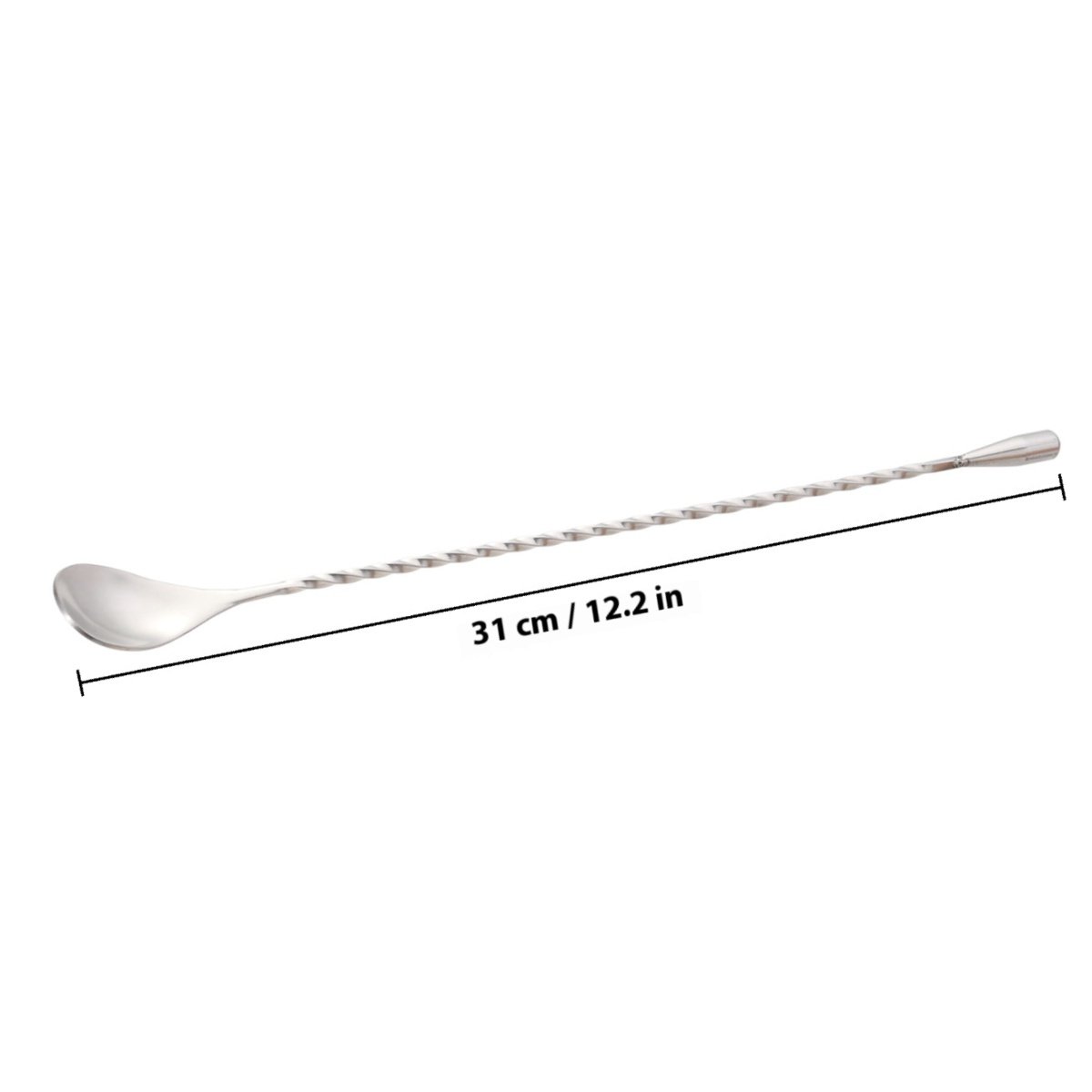 304 Stainless Steel Twisted Ba - đánh giá và giá Bar Spoon Twisted