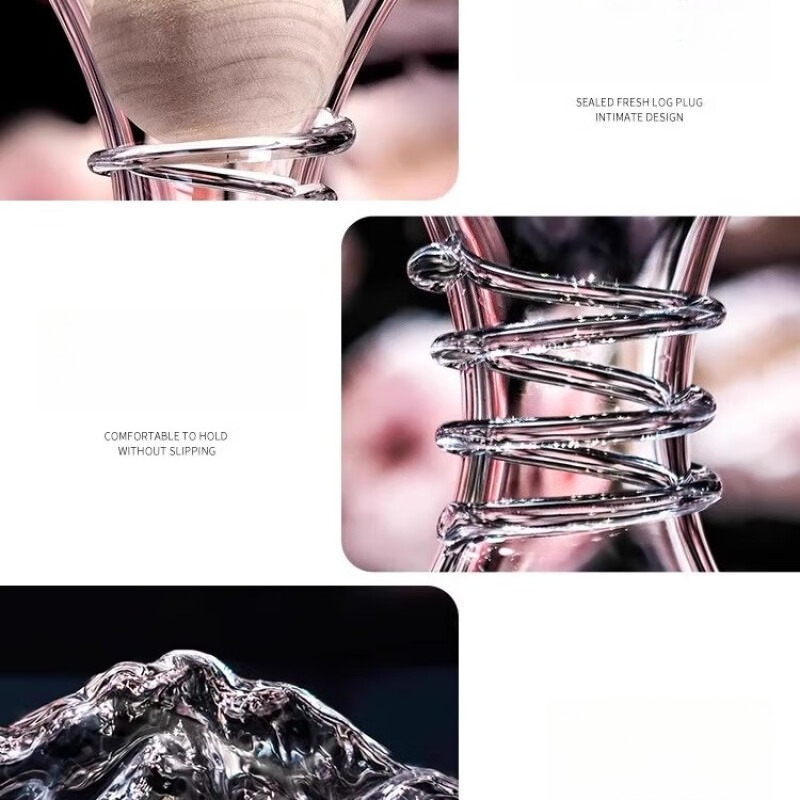 Crystal Iceberg Shape Rapid Ae - đánh giá và giá Decanter Aerator Set