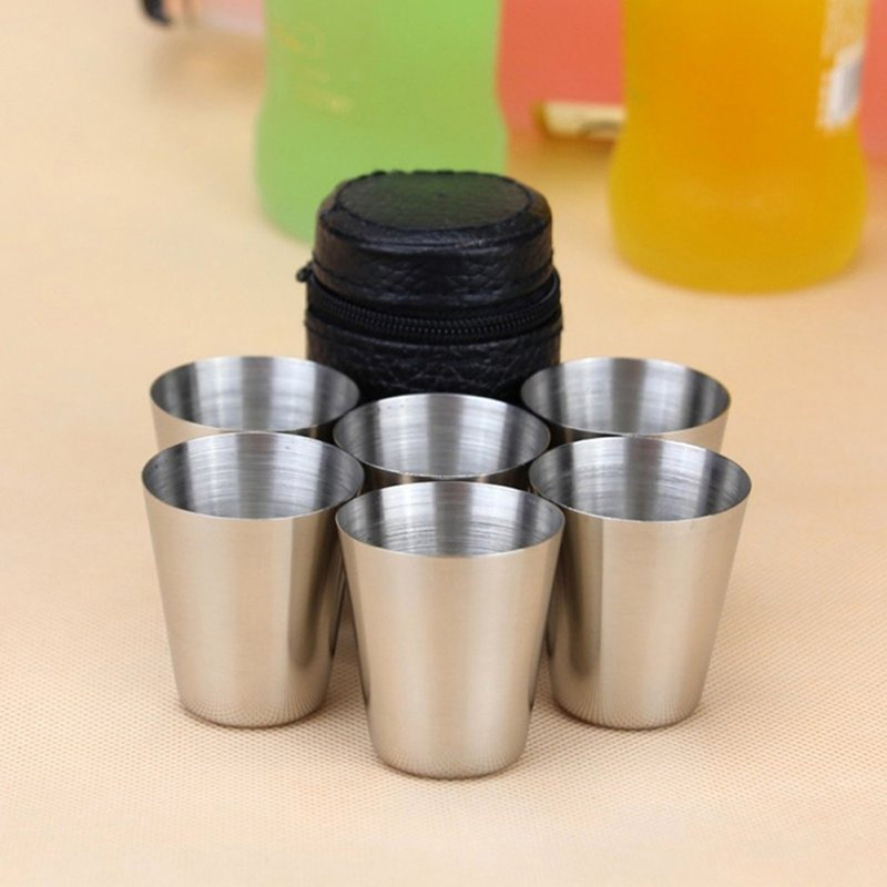 4/6Pcs Stainless Steel Cups Mi - đánh giá và giá Wine Beer Coffee