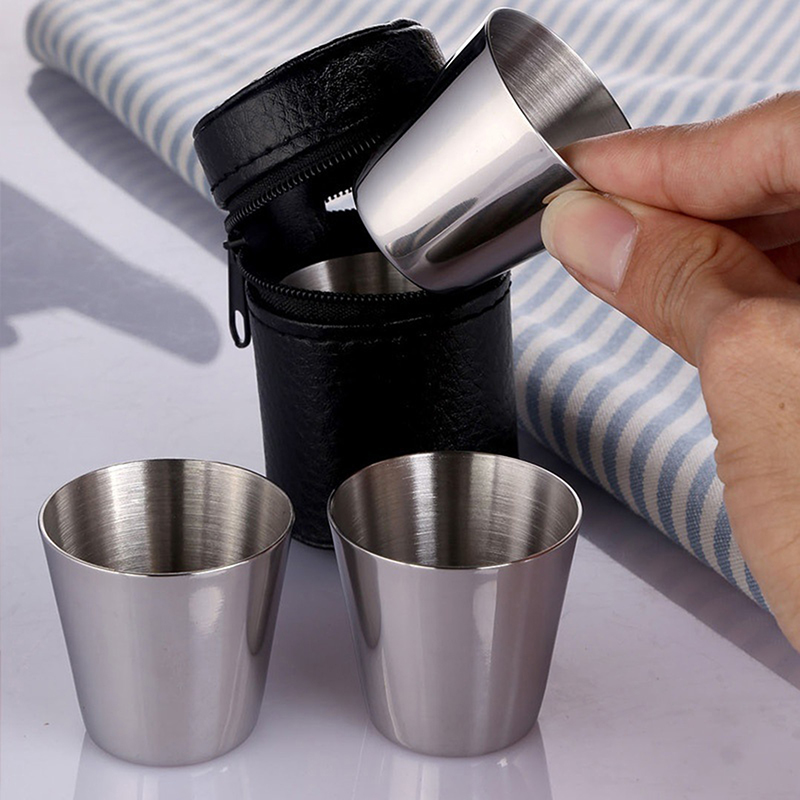 4/6Pcs Stainless Steel Cups Mi - đánh giá và giá Wine Beer Coffee