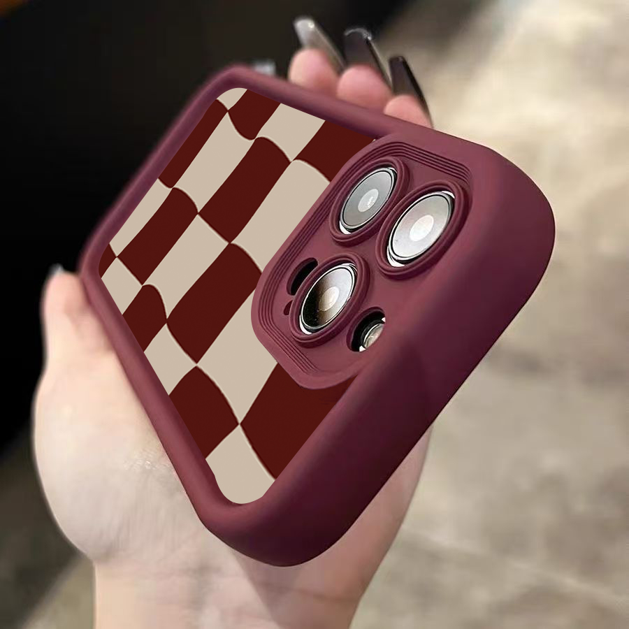 Wine Red Deform Grid Pattern P - đánh giá và giá Wine & Beer Shop