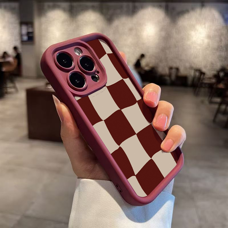 Wine Red Deform Grid Pattern P - đánh giá và giá Wine & Beer Shop