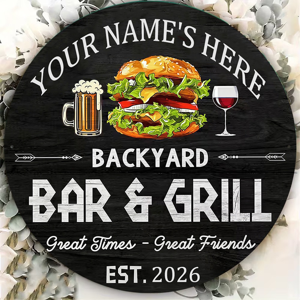 [2D Flat] 1pc Custom Name Roun - đánh giá và giá Wine With Beer Name