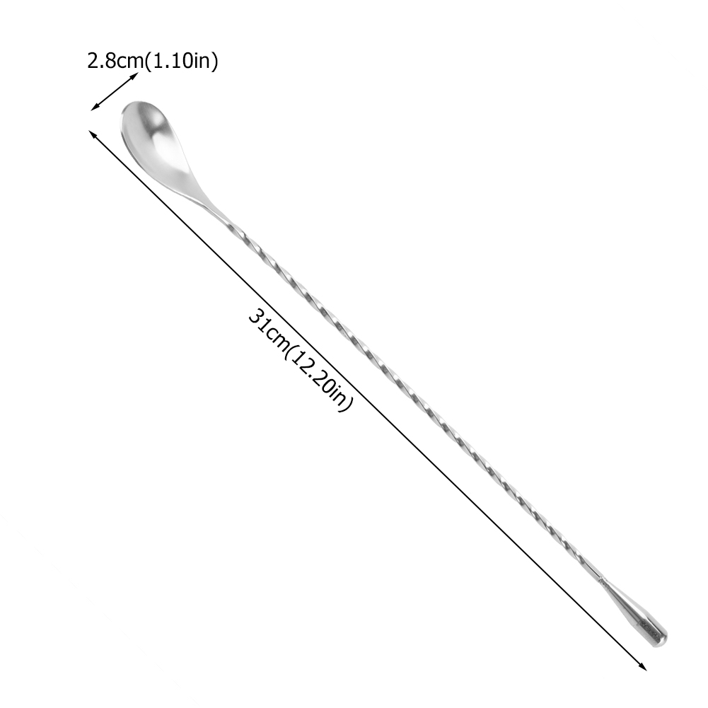 Stainless Steel Bar Wine Cockt - đánh giá và giá Bar Spoon Twisted