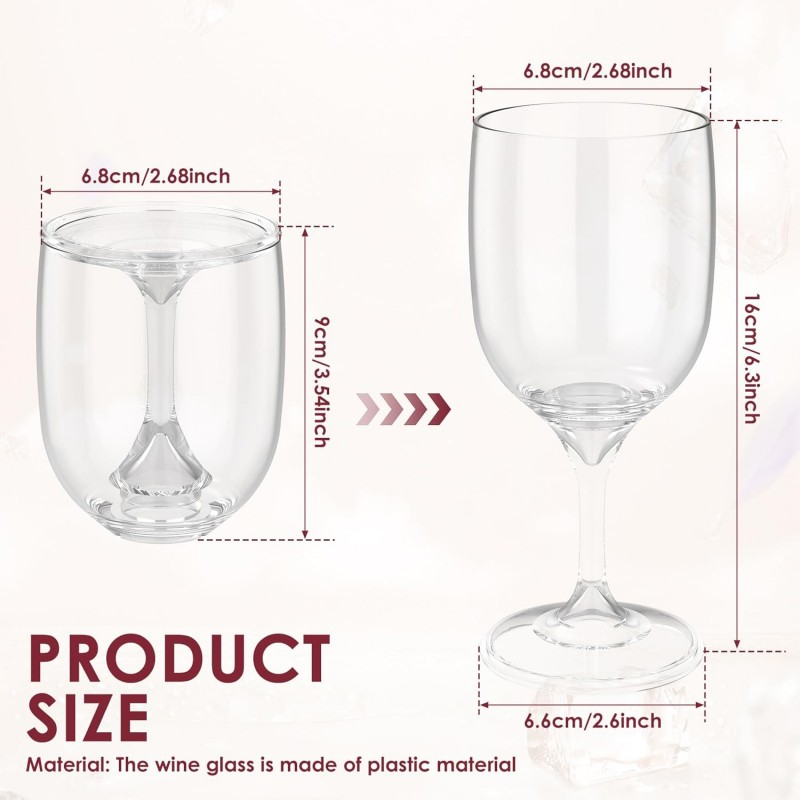 Folding Wine Glass Transparent - đánh giá và giá Wine & Beer Shop