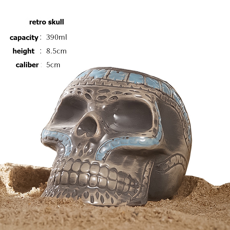Vintage skull like ceramic win - đánh giá và giá Wine Like Beer