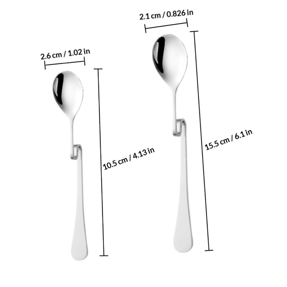 6Pcs Stainless Steel S Shape H - đánh giá và giá Bar Spoon Twisted