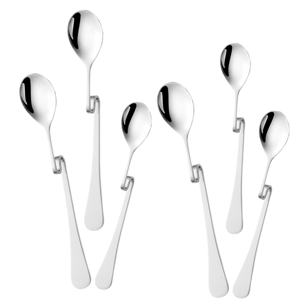 6Pcs Stainless Steel S Shape H - đánh giá và giá Bar Spoon Twisted