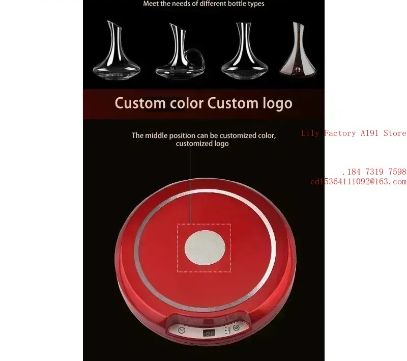 Hot Seller Automatic Rechargea - đánh giá và giá Decanter Aerator Set